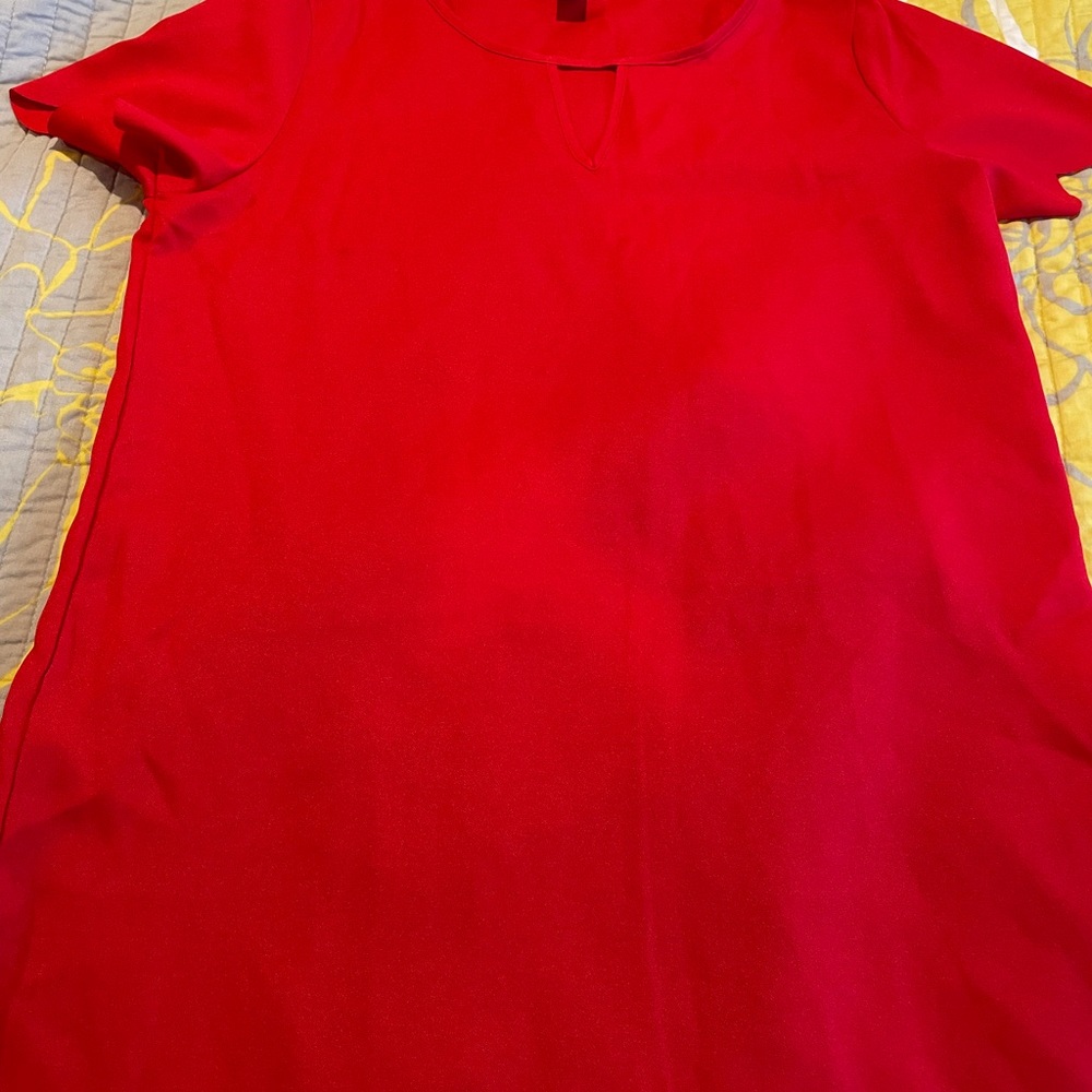 Red SHEIN dress size M (6)